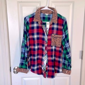 Aerie 2 piece pajama set size xs Flannel Brand new